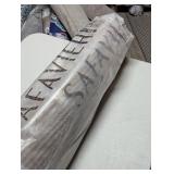 Natural Fiber Tan/Beige 8 ft. x 8 ft. Square Border Area Rug