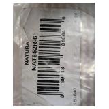 Natura Ivory/Pink 6 ft. x 9 ft. Geometric Area Rug