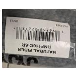 Zara Braided Coastal Cottage Round Jute Blue 6 ft. Round Area Rug