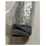 Natural Fiber Navy 5 ft. x 5 ft. Border Woven Round Area Rug