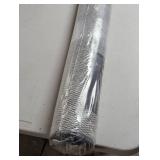 9 X 12 Silver Pebble Aloha Washable Bordered Indoor Outdoor Area Rug