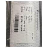 9 X 12 Silver Pebble Aloha Washable Bordered Indoor Outdoor Area Rug