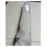 Waikiki Blue/White 8 ft. x 10 ft. Bordered Indoor/Outdoor Area Rug