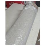 Abstract Ivory/Beige 8 ft. x 10 ft. Solid Area Rug