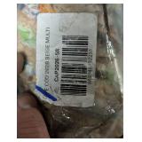 Cape Cod Beige/Multi 5 ft. x 5 ft. Round Border Area Rug