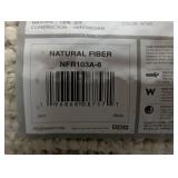 Hiro Hand Woven Chunky Jute Ivory 6 ft. x 9 ft. Area Rug