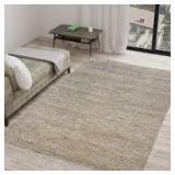 Dune Sand 5 ft. x 7 ft. Striped Casual Area Rug
