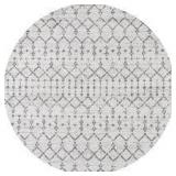 Moroccan HYPE Boho Vintage Diamond Cream/Gray 6