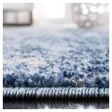 SAFAVIEH Area Rug 8x10 - Aston Collection - Large - Navy & Grey, Modern Abstract Design, Non-Shedding & Easy Cleaning