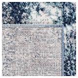 SAFAVIEH Area Rug 8x10 - Aston Collection - Large - Navy & Grey, Modern Abstract Design, Non-Shedding & Easy Cleaning