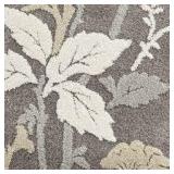 Blooming Flowers Gray 5 ft. x 7 ft. Area Rug