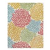 Park Pointe Multi Color 5 ft. x 7 ft. Burst Indoor/Outdoor Area Rug