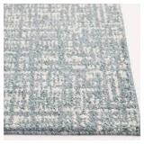 Light Blue/White 5 ft. x 7 ft. Abstract Area Rug