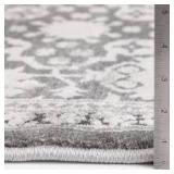 Skyline Gray 6 ft. x 9 ft. Floral Area Rug