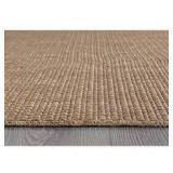Royal Natural 6 ft. x 9 ft. Solid Indoor Area Rug