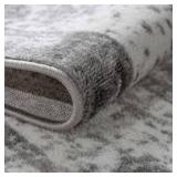 Sofia Salle Garnier Gray 8 ft. x 8 ft. Area Rug - Octagon