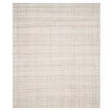 Abstract Ivory/Beige 8 ft. x 10 ft. Solid Area Rug