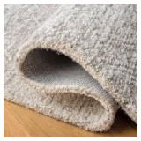 Glamour Beige 8 ft. x 10 ft. Geometric Diamonds Area Rug