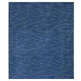 Essentials 5 ft. x 7 ft. Navy Blue Solid Contemporary Indoor/Outdoor Patio Area Rug