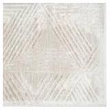 Bazaar Zen Cream 5 ft. x 7 ft. Abstract Area Rug