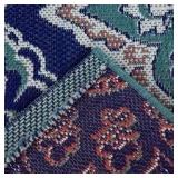 Oak Hill Teal 8 ft. x 10 ft. Medallion Indoor/Outdoor Area Rug