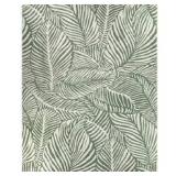 Green 8 ft. x 10 ft. Palm Indoor/Outdoor Area Rug