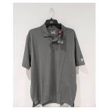 NEW UNDER ARMOUR EXTRA LARGE HEAT GEAR GOLF POLO (GRAY)