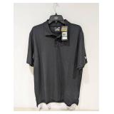 NEW UNDER ARMOUR LARGE HEAT GEAR GOLF POLO (BLACK)