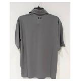 NEW UNDER ARMOUR LARGE GOLF POLO (GRAY)