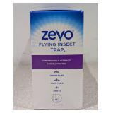 NEW ZEVO FLYING INSECT TRAP (2 DEVICES 6 CARTRIDGES)