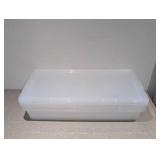 MAINSTAYS 1QT. UNDERBED BOX STORAGE, CLEAR, 3PK.