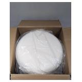 MAINSTAYS BOUCLE CLOUD STORAGE OTTOMAN CREAM