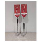 (2) ANOTHER GIBSON ORIGINAL NUTS & BOLTS BARBECUE SPATULAS W/ CAN OPENER