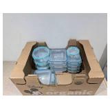 28PC. SNAPWARE PYREX GLASSWARE STORAGE CONTAINERS