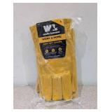 WELLS LAMONT LARGE WORK AND HOME HEAVY DUTY COWHIDE GLOVES 2PK.