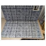 2 TOWN & COUNTRY LIVING COMFORT KITCHEN GEL MATS (BLUE)