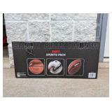 NEW ESPN SPORTS PACK ( KICK, SHOOT, THROW)