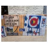 AXE THROW WITH THROWING STARS