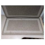 2 TOWN & COUNTRY LIVING COMFORT KITCHEN GEL MATS (BROWN)