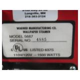 Warner Electric #5687 Wallpaper Steamer