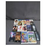 15 Piece Mixed Lot of VHS Movies