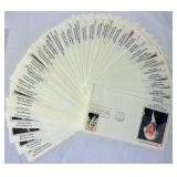 Postal Commemorative Society Most Honored Events in US History, First Day Covers from 1958-1988 and Presidents of the United States Set of First Day of Issue Covers