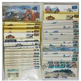 Commermorative Stamps Envelopes from Olympic Games, National World War II Memorial, All Star Games, Super Bowl Champions, and World Series