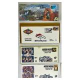 Commermorative Stamps Envelopes from Olympic Games, National World War II Memorial, All Star Games, Super Bowl Champions, and World Series
