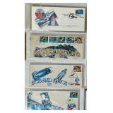 Commermorative Stamps Envelopes from Olympic Games, National World War II Memorial, All Star Games, Super Bowl Champions, and World Series