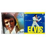 Elvis Presley Bundle - 5 Vinyl Records, Legends of American Music Stamp Collection and Playing Cards