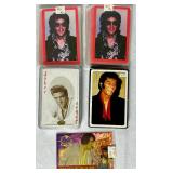 Elvis Presley Bundle - 5 Vinyl Records, Legends of American Music Stamp Collection and Playing Cards