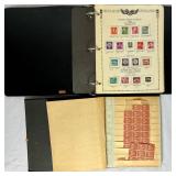 United States Postal Issues Album and Universal Stock Book Of Stamps