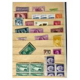 United States Postal Issues Album and Universal Stock Book Of Stamps