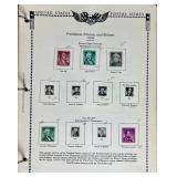 American Regular Issues Stamp Album and Binder with Assorted Stamps -Scott #1336- #2400